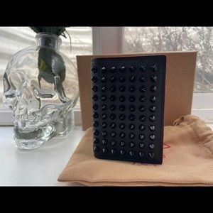 Christian Louboutin Black Sifnos Card Holder